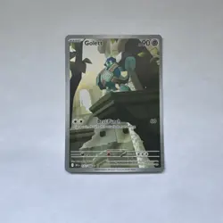 Pokemon TCG Golett 122/086 Sv: Black Bolt Illustration Rare Full Art Holo - Image 4