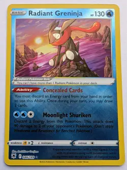 Pokemon: Radiant Greninja 046/189 Swsh10: Astral Radiance Holo -NM- - Image 1