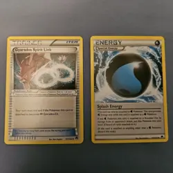 Pokemon Cards Nm 2016 XY BREAKPOINT gyarados spirit link 101/122 Energy 113/122 - Image 1