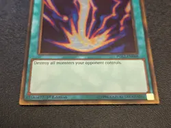 Yugioh Raigeki PGL2-EN048 Gold Rare 1st Edition Premium Gold 2015 (LP) - Image 2