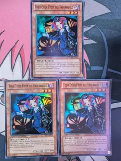 YuGiOh! Tour Guide from the Underworld CT09-EN013 Super Rare x3 PLAYSET - Image 1