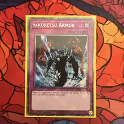 Sakuretsu Armor - RA03-EN130 - Platinum Secret Rare - 1st Edition - YuGiOh - Image 1