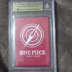Bandai One Piece CCG Romance Dawn Monkey.D.Luffy OP01-003 Foil BGS 9.5 - Image 2