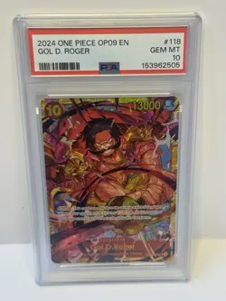 2024 One Piece Op09-118 SEC English Gol D Roger PSA 10 - Image 1