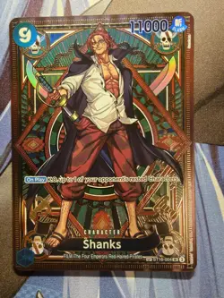 One Piece Shanks (SP) ST16-004 A Fist of Divine Speed Foil English - Image 1