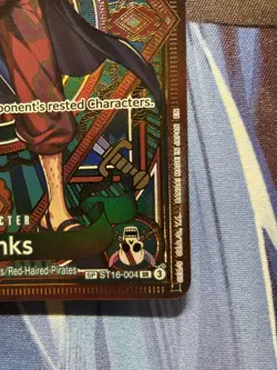One Piece Shanks (SP) ST16-004 A Fist of Divine Speed Foil English - Image 4