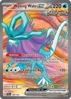 Pokemon TCG - Walking Wake EX (TEF 189) NEAR MINT English Card - Image 1