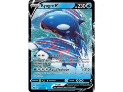 Pokemon TCG - Kyogre V (CRZ 037) NEAR MINT English Card - Image 1