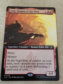Iroh, Dragon of the West - Regular (Extended Art) Avatar - Mtg - Image 1