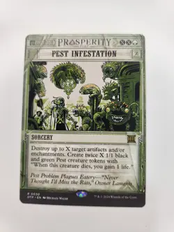 Pest Infestation Outlaws Of Thunder Junction MTG 30 Near Mint NM [PACK FRESH] - Image 1