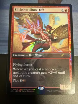 MTG Magic Slickshot Show-Off 0043 Game Day & Store Championship Promo NM - Image 1