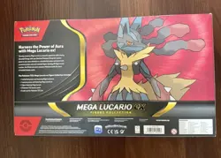 Pokemon TCG Mega Lucario ex Premium Figure Collection Box Sealed DESTINED RIVALS - Image 2