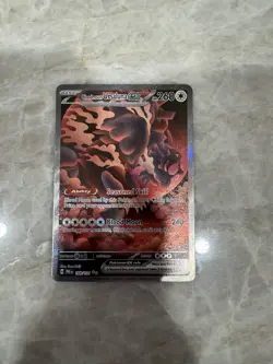 Pokemon TCG prismatic Bloodmoon Ursaluna EX SIR 168/131 RAW NEW - Image 1