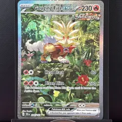 Pokemon TCG Gouging Fire ex 204/162 Temporal Forces Special Illustration Rare - Image 1
