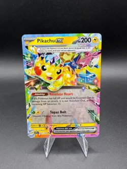 Pikachu Ex 57/19 Double Rare Pokemon Surging Sparks - Image 1