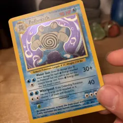 Poliwrath 13/102 Holo Rare Base Set Pokemon LP- - Image 2