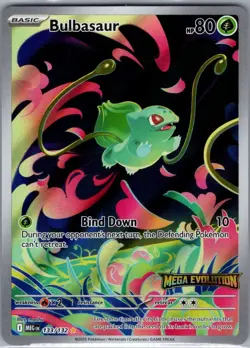 Bulbasaur - (Mega Evolution Stamped) 133/132 - Pokemon Card - NM - Image 1