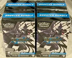 Pokemon TCG Black Bolt Booster Bundle [LOT OF 4] Sealed/New - Image 1