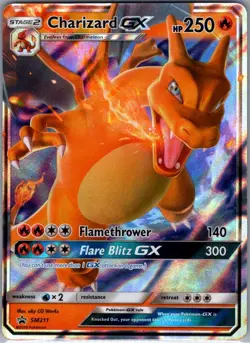 Charizard GX - SM211 SM Promos - Pokemon Card - NM - Image 1