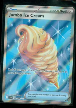 Pokemon JUMBO ICE CREAM 109/086 - Chaos Rising - RARE FULL ART - MINT - Image 1