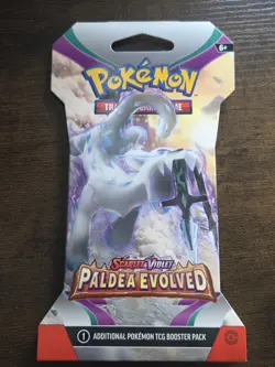 Pokemon TCG Scarlet & Violet Paldea Evolved Booster Pack Sleeved 2023 - Image 1