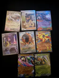 Pokemon 8 Card Lot Chaos Rising- EX, Cincinno EX, Mega Floette EX, Tauros, Emma. - Image 1