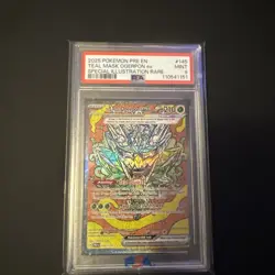 2025 Pokemon Pre En Special Illustration Rare #145 Teal Mask Ogerpon Ex PSA 9 - Image 1