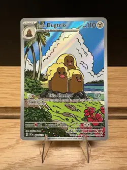 Pokemon TCG Eng SSP 208/191 Alolan Dugtrio Illust. Rare Holo NM/Mint Condition - Image 1