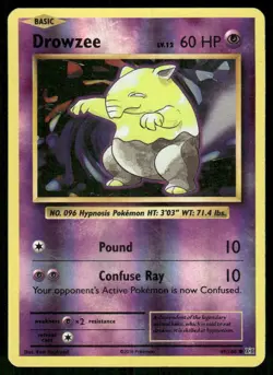 Drowzee 49/108 Common Evolutions Pokemon Reverse Holo MP - Image 1