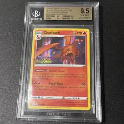 2020 Pokemon Vivid Voltage Pre-Release Charizard Promo SWSH066 BGS 9.5 Gem Mint - Image 1