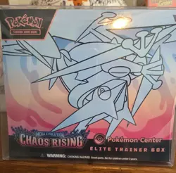 Pokemon Chaos Rising Pokemon Center ETB Elite Trainer Box New Sealed - Image 1