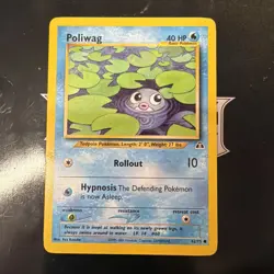 Poliwag 62/75 Pokemon Neo Discovery Unlimited Vintage D3 - Image 1