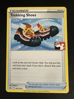 Trekking Shoes Pokemon Prize Pack Series 3 Promo Non-Holo NM - Image 1