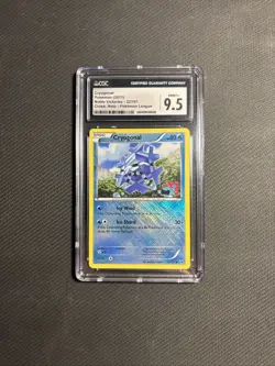 CGC 9.5 Cryogonal #32 Pokemon 2011 Noble Victories Holo League Promo Card Graded - Image 1