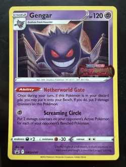 Pokemon Lost Origins Prerelease Gengar SWSH240 SWSH241 SWSH242 SWSH243 (NM) - Image 2