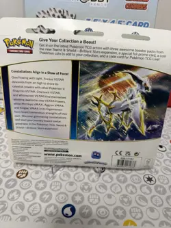 Pokemon TCG Pair/Lot Brilliant Stars Sealed 3 Pack Blister Glaceon Leafeon Promo - Image 3