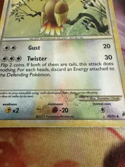 Pidgeotto 48/95 HP Uncommon Reverse Holo Call of Legends 2011 Pokemon TCG - Image 3