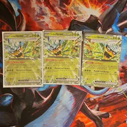 Pokemon TCG Ogerpon ex Lot Cornerstone Hearthflame Wellspring Teal Mask 13 Cards - Image 4