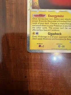 Pokemon Electrode 93/102 PRIME HGSS Triumphant Holo Rare MP/HP - Image 5