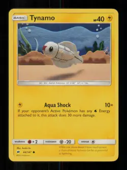 TYNAMO COMMON 44/147 BURNING SHADOWS POKEMON LP - Image 1
