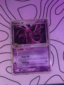 2005 Pokemon Unseen Forces Espeon ex 102/115 LP Foil - Image 1