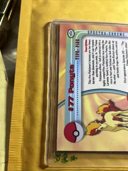 2000 Topps Chrome Pokemon TV Animation Spectra #77 Ponyta - Image 5