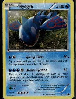 Kyogre Promo XY Promos XY51 Water Holo Pokemon Card - Image 1