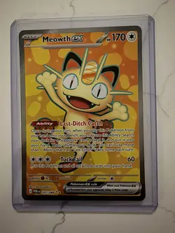 Meowth EX 107/088 - Full Art Ultra Rare - Perfect Order - Pokemon TCG - Image 1