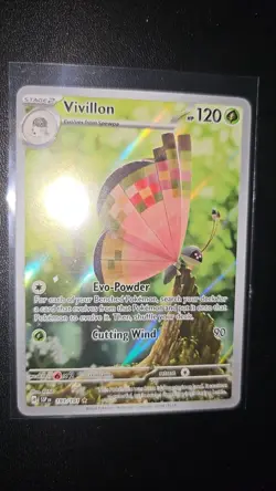 Pokemon TCG Vivillon 193/191 | SV08 Surging Sparks | Illustration Rare Holo - Image 1