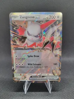 Zangoose ex 167/217 ME: Ascended Heroes Pokemon TCG Double Rare Holo NM - Image 1