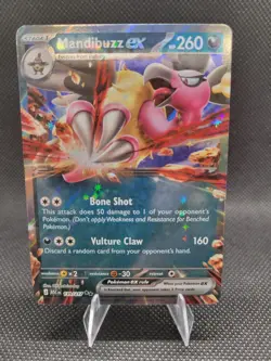 Mandibuzz ex 139/217 Double Rare Ascended Heroes Pokemon Near Mint - Image 1