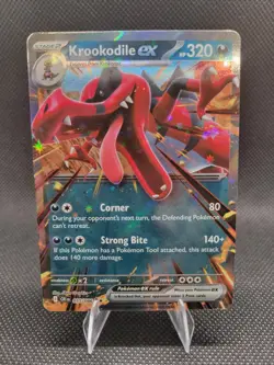 Krookodile ex 55/86 Double Rare Pokemon Chaos Rising ME04 NM - Image 1