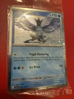 Articuno 032/159 Snowflake Stamp Festive Sealed NM - Image 2