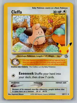 Cleffa Celebrations: Classic Collection #20/111 Holo Pokemon Card - Image 1